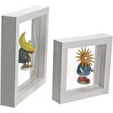 Safe 4516 Asılı Çerçeve, Beyaz, X Cm | Mıknatıslı Çerçeve, 3D Çerçeve, Beyaz Nesneler Için, Üç Boyutlu Eşyalar