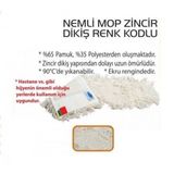 Safell 10 Adet 50 cm Nemli Mop Temizlik Arabası Paspası
