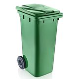 Safell 120 Litre Tekerlekli Çöp Konteyneri (Yeşil)