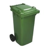 Safell Plastik Çöp Konteyneri 120 Litre Konteyner - A+ Isıya Karşı Dayanıklı Malzeme - Yeşil