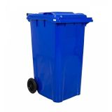 Safell Plastik Cop Konteyneri 240 Lt A+ Kalite Isiya Dayanikli – Mavi