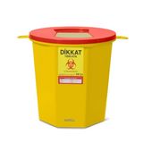 Safell Plastik Tıbbi Atık Kutusu - Tıbbi Atık Kovası - 10Lt