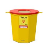 Safell Tıbbi Atık Kutusu - 5 Litre 10 Adet - Tıbbi Atık Kovası