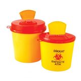 Safell Tıbbi Atık Kutusu - Tıbbi Atık Kovası - 5 Litre 25 Adet