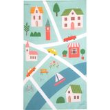 Safemom 90 x 145 cm Aktivite Bebek Çocuk Oyun Halısı Oyun Matı - River - 90 x 140 cm - Açık Yeşil