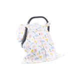 SafeMom Müslin Ana Kucağı Puset Örtüsü - Flowers