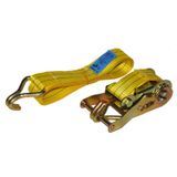 Safeset Sg40 35mm 1,5 İnç Spanzet 6 Mt 1000-2000dan 8 Mm Çift J Kanca 1.1 Yük Gerdirme Halatı