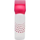 Safestore 120 ml Plastik Saç Boyası Doldurulabilir Şişe Aplikatör Kuaför Saç Boyama Tarağı - Çok Renkli