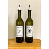 Safestore 2 Adet Amber 750ML Yağlık Yağdanlık Damlatmaz Sızdırmaz Sosluk Sirkelik