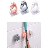 Safestore 2'li Fırça Süpürge Paspas Mop Sapı Tutucu Askı Çok Amaçlı Duvara Monte Mop Askısı