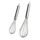 safestore 2'li Paslanmaz Çelik Çırpıcı Pratik Yumurta Sos Karıştırıcı Çırpma Teli 25 Cm