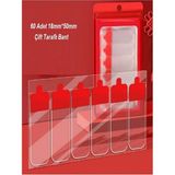 Safestore 60 Parça Kolay Açılır Güçlü Çift Taraflı Bant 18MMX50MM