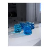 SAFESTORE Boncuk Kahve Yanı Bardak 6'lı Mini Üzüm Bardak Boncuk Şekilli Pinterest Bardak 75ml ISIYA DAYANIKLI
