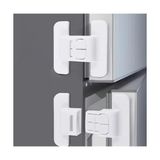 Safestore Buzdolabı Çekmece Dolap Kapağı Bebek Çocuk Güvenlik Kilidi, Beyaz, 7X6X2 Cm, 4 Adet - Çok Renkli