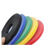 SAFESTORE Cırt Cırt Sabitleyici Kablo Düzenleyici, 5 Metre x 1cm, Kendinden Yapışkanlı Silikonlu Köpük Bant