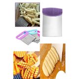 Safestore Desen Saplı Spatula Hamur Kesici + Şekilli Patates Cips Kesici Ve Sebze Meyve Doğrayıcı