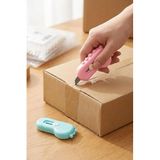 SAFESTORE Dinozor Tasarımlı Mini Makas ve Falçata Seti, Pratik Kargo Paket Açıcı 2'li set