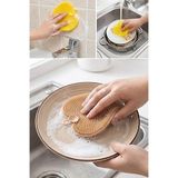 SAFESTORE Elma Şekilli Silikon Bulaşık Yıkama Matı, Çok Amaçlı Mutfak ve Banyo Süngeri, 11.5x10.5 cm