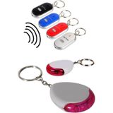SAFESTORE Işıklı Anahtar Bulucu Anahtarlık, Sese Duyarlı, Islıkla Çalışan, Metal, Kırmızı, Standart Boyut