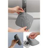 Safestore Kare Kötü Koku Önleyici Silikon Mat Banyo Mutfak Lavabo Balkon Gider Tıpası Kapağı