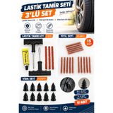 safestore Lastik Tamir Kiti Fitil Atma Seti+ Lastik Tamir Kiti Kauçuk Vida Seti+Yedek Fitil Seti