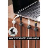 Safestore Manyetik Kablo Düzenleyici Kablo Tutucu 6 Adet