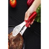 safestore Paslanmaz Çelik Silikon Saplı Mutfak Maşası Yemek Maşası Barbekü Izgara Et Balık Maşası 1 Adet