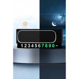 safestore Premium Kaydırmalı Numaratör Araç İçi Telefon Numaratörü Kayar Kapaklı Torpido Üstü Fosforlu Araç Park Numaratörü