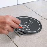 SAFESTORE Tavşan Desenli Silikon Lavabo Gider Kapağı, Mutfak ve Banyo için Koku Önleyici Mat