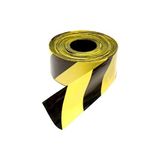 Safety 6 Cm'e 360 mt Sarı Siyah Emniyet Şeridi - ikaz Bandı (YAPIŞMAZ) - Sarı - Siyah