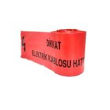 Safety Dikkat Elektrik Kablosu Hattı Bandı Emniyet Şeridi 15cm X