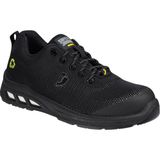 Safety Jogger Ecofitz Black S1P SRC SR ESD FO Siyah İş Güvenlik Ayakkabısı
