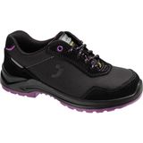 Safety Jogger Organic S1P Low SR SC LG ESD CI FO Siyah Mor Kadın İş Güvenlik Ayakkabısı