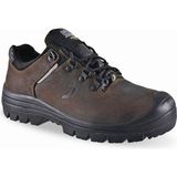 Safety Jogger Vesuvıo S3 Low SR SC HI CI FO HRO Kahverengi Siyah İş Güvenlik Ayakabısı