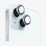 SAFEUS Safir Temperli Kamera Lens Koruyucu, iPhone 15 ve iPhone 15 Plus ile Uyumlu (Mavi)