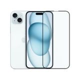 Safeus Tam Kaplayan Parmak İzi Bırakmayan Safir Ekran Koruyucu Cam , İphone 15 Plus İle Uyumlu