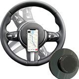 SafeVuu Manyetik Evrensel Direksiyon Telefon Tutacağı - Golf Arabaları, Kamyonlar, Yardımcı Araçlar, Motor Antrenörleri, GPS Eller için Mükemmel Döner Mıknatıslı Mobil Montaj - Serbest Sürüş