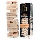 Saffety Ahşap Denge Oyunu 54 Parça