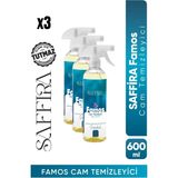 Saffira Cam Temizleyici Su, Yağmur ve Çamur Kaydırıcı 3'li Paket - 600 ml