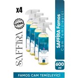 Saffira Cam Temizleyici Su, Yağmur ve Çamur Kaydırıcı 4'li Paket - 600 ml
