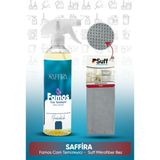 Saffira Cam Temizleyici Su, Yağmur ve Çamur Kaydırıcı ve Suff Cam Bezi - 600 ml
