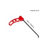 Safi 28 Cm 3.8 Mm Çap Tek Taraflı Balina Sustalı Çubuk, Boyasız Göçük Düzeltme Çubuğu, Pdr Çubuk - S11-01