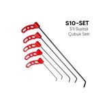 Safi 5 Parça Boyasız Göçük Düzeltme Çubuk Seti, Pdr Set, S10 Set
