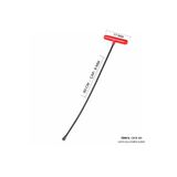 Safi 60 Cm 8 Mm Çap Levye Uçlu Kobra Boyasız Göçük Düzeltme Çubuğu, Pdr Çubuk - S13-01