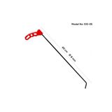 Safi 60 Cm 8 Mm Çap Sustalı Sağ Sol Yassı Çubuk, Boyasız Göçük Düzeltme Çubuğu, Pdr Çubuk - S10-05