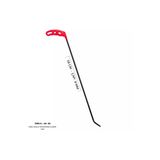 Safi Grup 58 Cm 8 Mm Çap Sağlı Sollu Tek Kıvrımlı Sağ Boyasız Göçük Düzeltme Çubuğu, Pdr Çubuk - S6-05