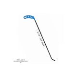 Safi Grup 58 Cm 8 Mm Çap Sağlı Sollu Tek Kıvrımlı Sol Boyasız Göçük Düzeltme Çubuğu, Pdr Çubuk - S6-10