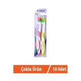 Safia 1+1 Yetişkin Diş Fırçası 10lu