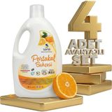 Safia Portakal Bahçesi Sıvı El Sabunu 4x2,5 Lt - 1 Adet
