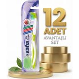 Safia Tekli Yetişkin Orta Diş Fırçası X12